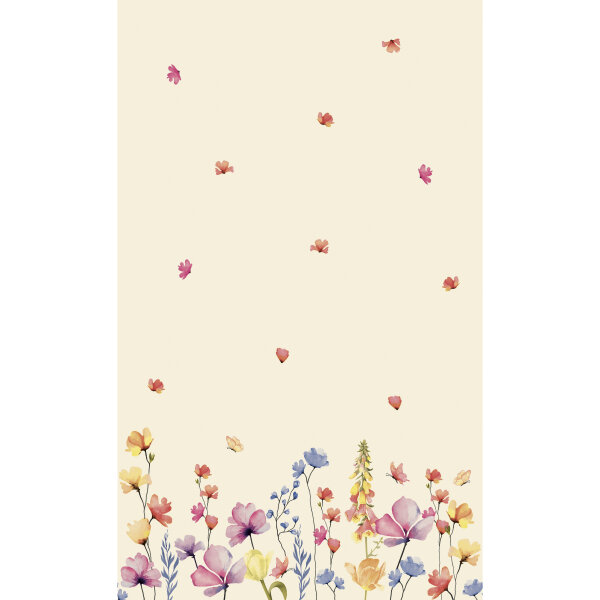 Tischdecke Papier, bunt, 138 x 220 cm, Floral Haven