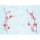 Tischset Papier, Hellblau, Pink, 30 x 40 cm, Cherry Breeze Blue 1 x 100 Stk. (100 Stk.)