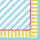 Papierservietten, bunt, 24 x 24 cm, Pop Stripes