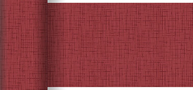 Dunicel-Tischläufer, 0.15 x 20 m, Linnea Bordeaux 1 x 1 Stk. (1 Stk.)
