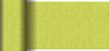 Tischläufer Papier,  0.15 x 20 m, Linnea Kiwi 6 x 1 Stk. (6 Stk.)