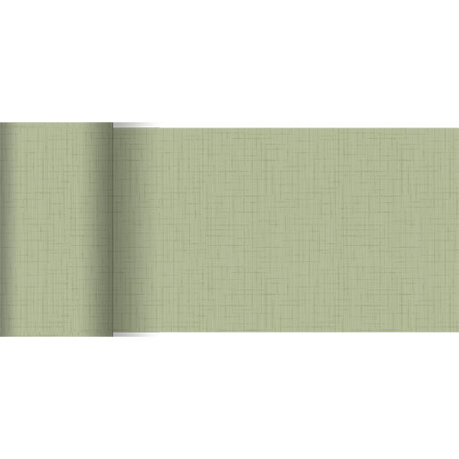 Tischläufer Papier, 0.15 x 20 m, Linnea Pistachio Green