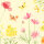 Papierservietten, bunt, 33 x 33 cm, Poppy Field 1 x 50 Stk. (50 Stk.)