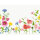 Tischset Papier, bunt, 30 x 40 cm, Flowy Meadow
