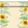 Tischläufer, Tête-à-Tête, Gelb, 0.40 x 24 m, Sunflower Dreams