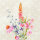 Papierservietten, bunt, 33 x 33 cm, Floret