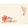 Tischset Papier, Beige, Rot, 30 x 40 cm, Woodland