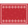 Tischset Papier, Rot, Weiss, 30 x 40 cm, Knitted Traditions 1 x 100 Stk. (100 Stk.)